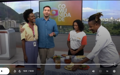 Globo Comunidade | Gastronomia, JiuJitsu e Aulas de Inglês no Crescer